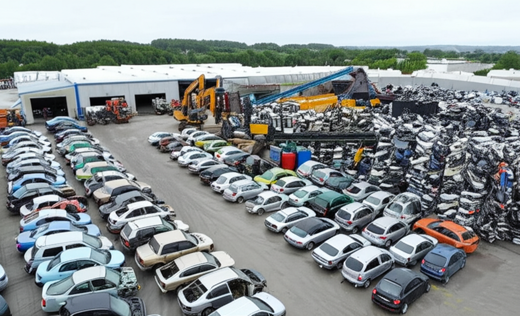 Auto recycling faciliteit